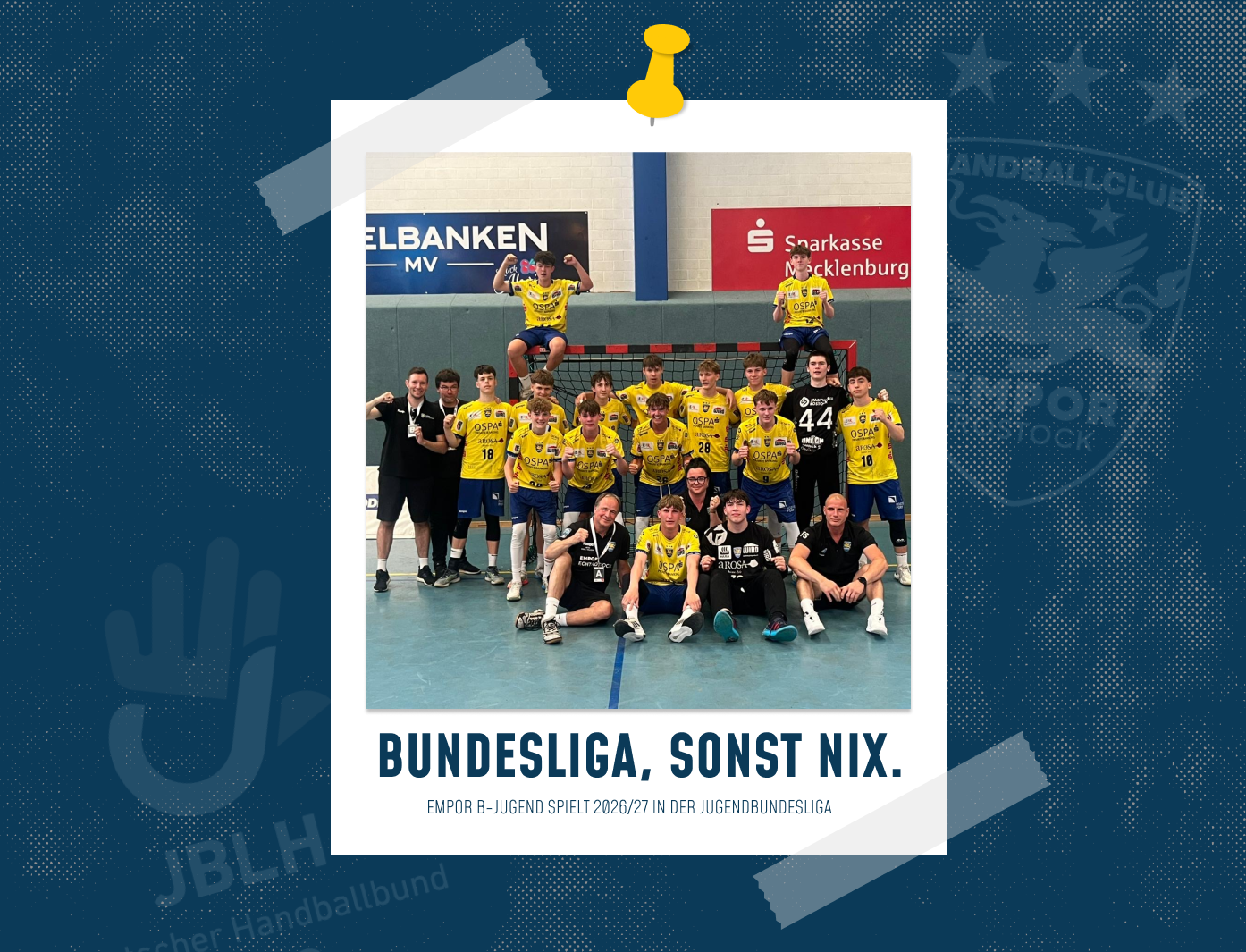 B-Jugend spielt auch in der kommenden Saison in der Jugendbundesliga!